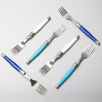 Tenedor Azul x6
