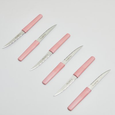 Cuchillo Bioplastic Pink x6
