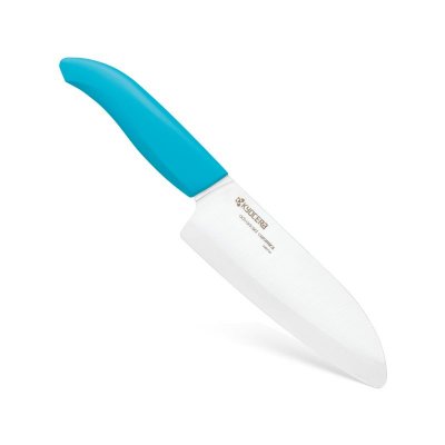 Cuchillo Santoku 14cm Azul